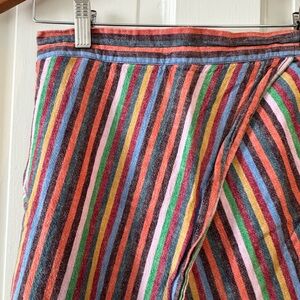 Madewell Striped Midi Skirt - Multicolor